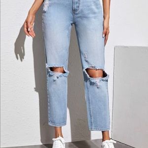 Ripped Mom Jeans